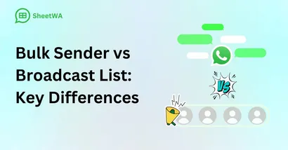 Bulk Messaging vs Broadcast List: Key Differences