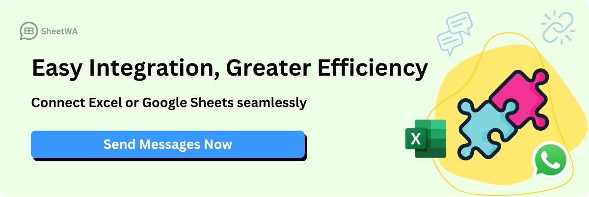 Bulk WhatsApp Easy Integration by SheetWA