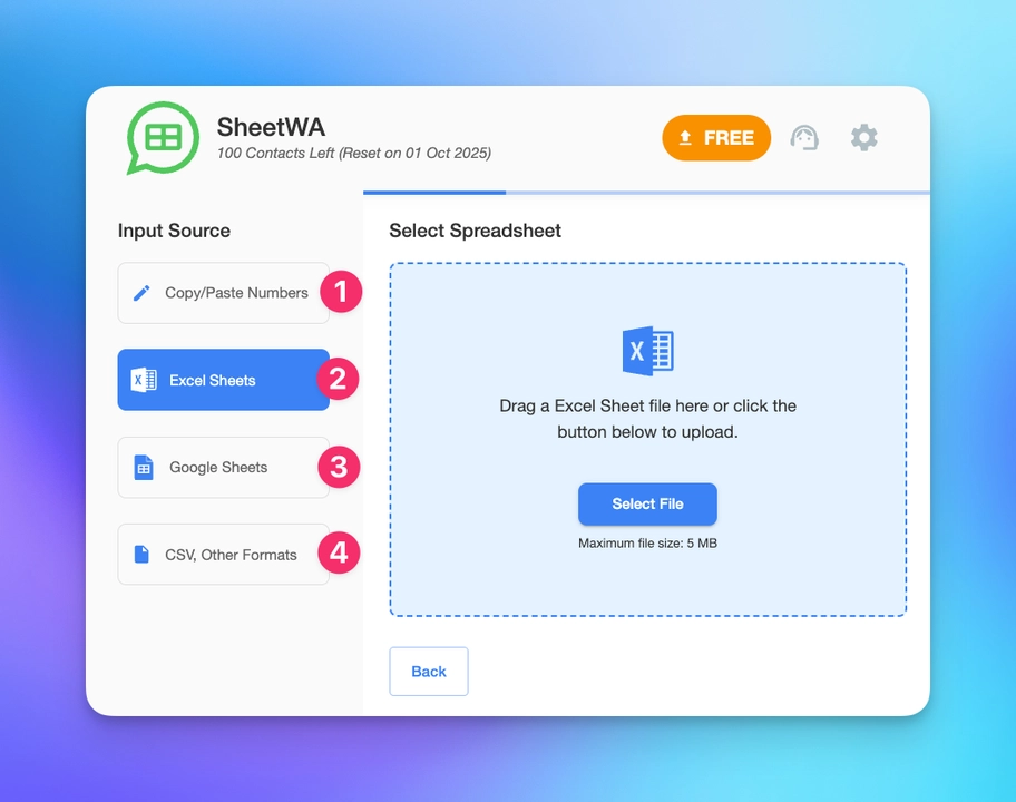 Bulk WhatsApp Number Checker & Verifier Tool by SheetWA