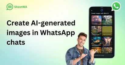 How to create AI-generated images in WhatsApp chats