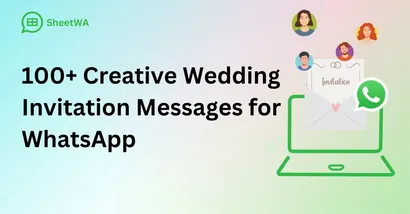 100+ Creative Wedding Invitation Messages for WhatsApp in 2026