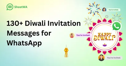 130+ Diwali Invitation Messages for WhatsApp in 2026