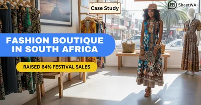 Fashion Boutique in South Africa Raised 64% Festival Sales with SheetWA 