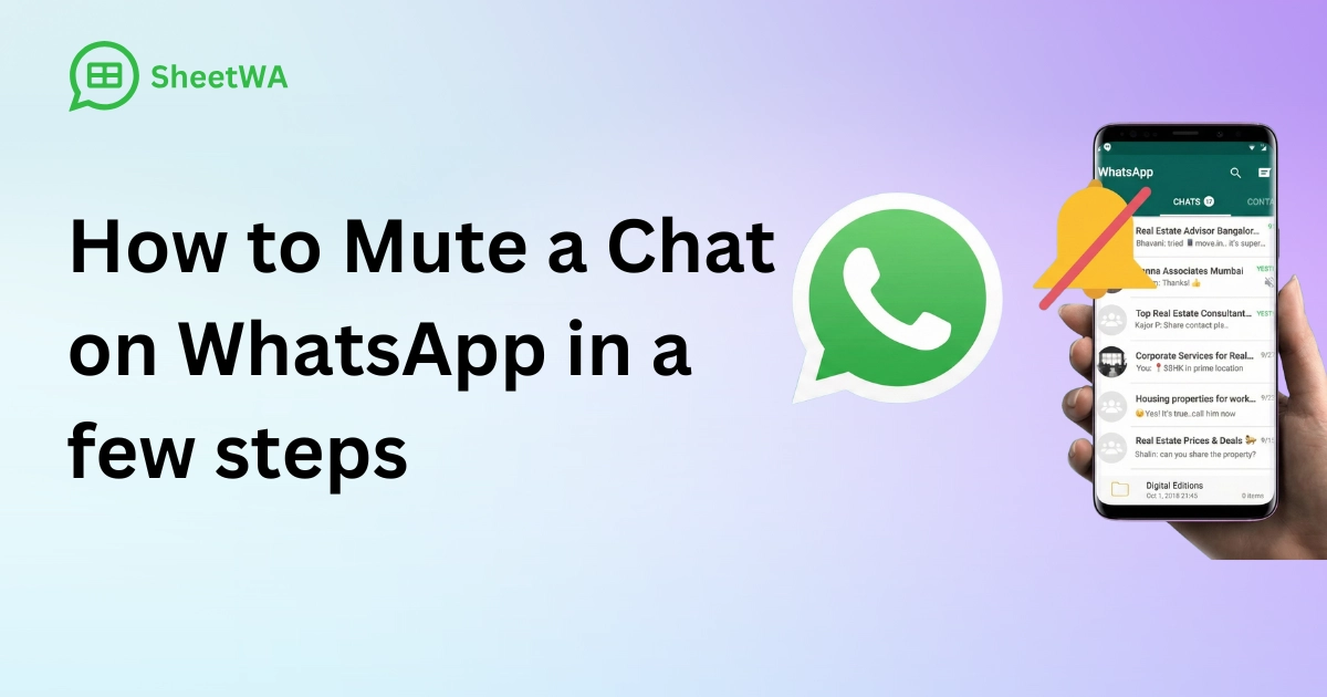 How to Mute a Chat on WhatsApp in a few steps