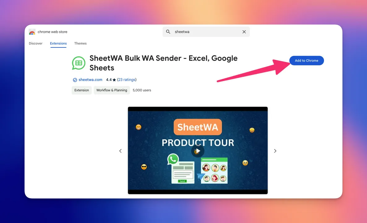 Install SheetWA2 | SheetWA