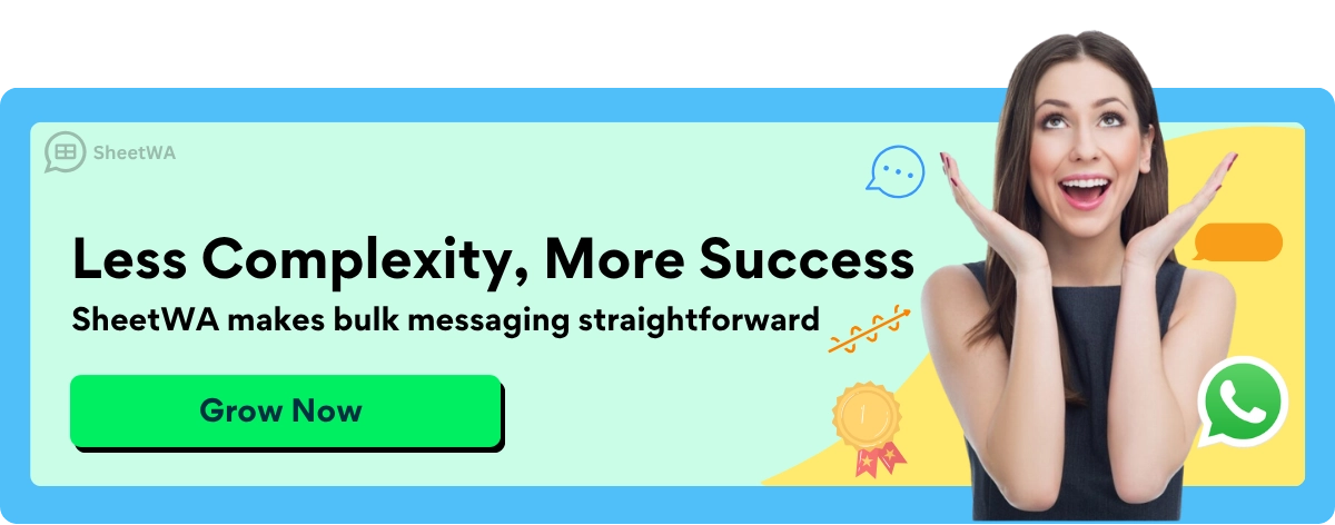 Makes Bulk WhatsApp Messages Easy with SheetWA