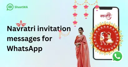 Navratri invitation messages for WhatsApp in 2025