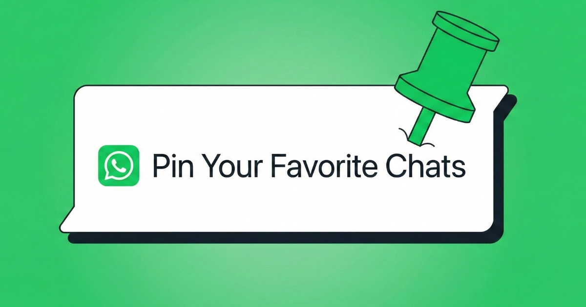 Pin Your favorite chat on WhatsApp by SheetWA 