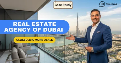 Real Estate Agency of Dubai closing more deals with SheetWA 