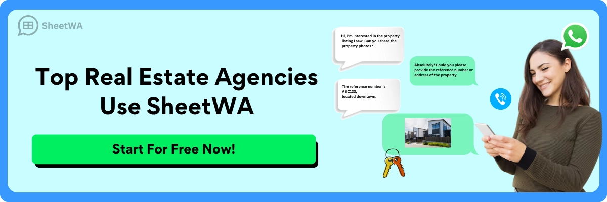 Top Real Estate Agencies Use SheetWA