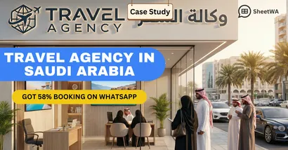 Travel Agency in Saudi Arabia secure 58% booking on WhatsApp
