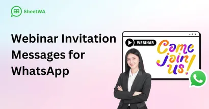 75 Best Webinar Invitation Messages for WhatsApp in 2025
