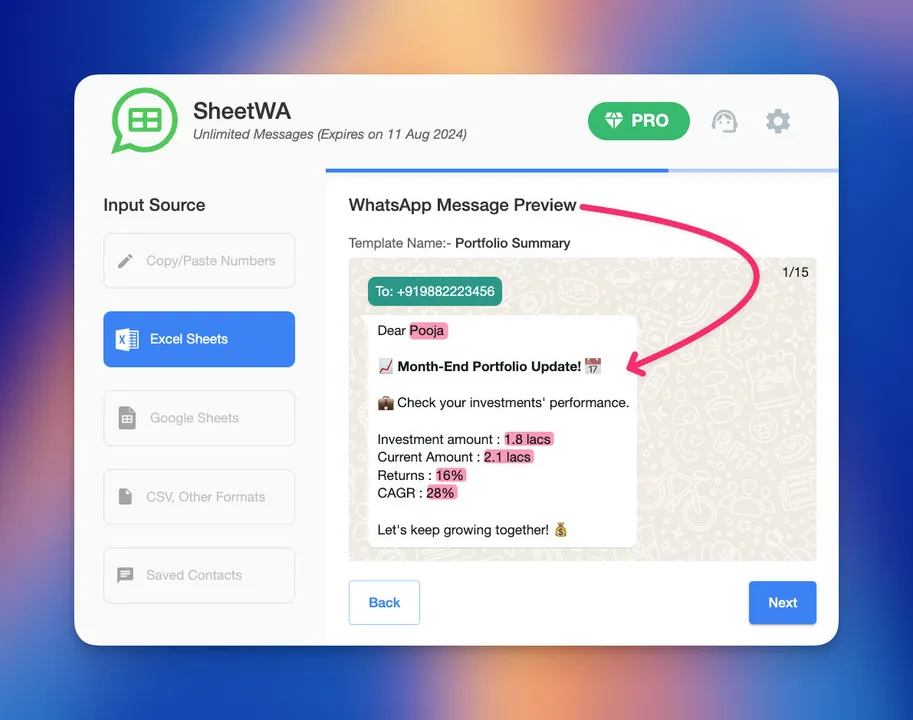 excel message preview3 | SheetWA