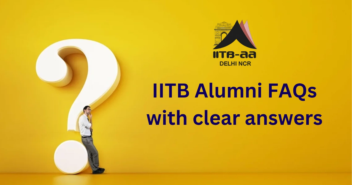 IITB Alumni FAQs with clear answers