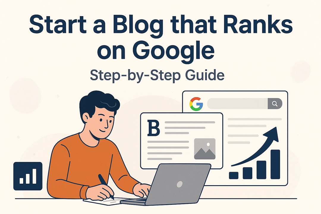 Start a blog that ranks on google by Powerblog